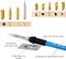 Wood Burning Kit 42Pcs Power Switch and Adjustable Temperature with Wood Burner Pen 392~842°F for Adults Wood Burning Tool for Pyrography Leather, Black